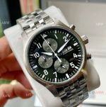 Replica IWC Big Pilots Military Green Stainless steel Watches 40mm